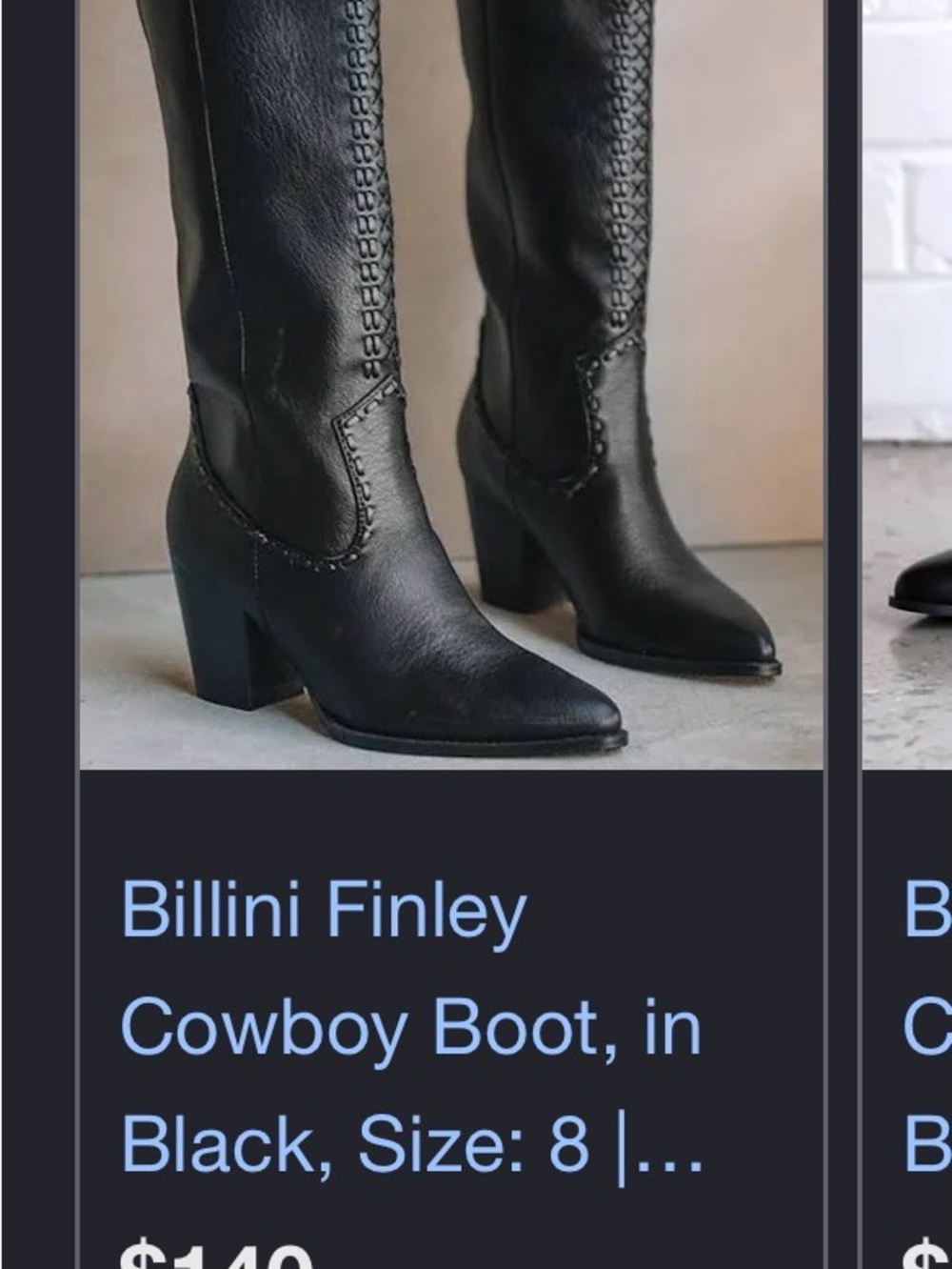 Show Me Your Mumu Billini Finley Cowboy Boot womens cowboy boot - Picture 3 of 6